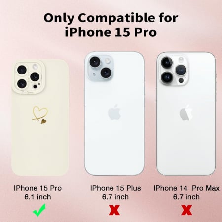 Husa compatibila cu iPhone 15 Pro, anti-soc, subtire, elastica, Alba [5]