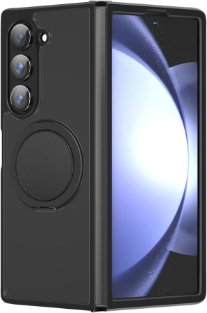 Husa compatibila cu Samsung Galaxy Z Fold 6 (2024) cu suport magnetic, suport inel rotativ 360° [8]