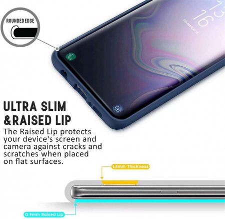 Husa compatibila cu Samsung Galaxy S10 Plus, anti-soc, subtire, elstica, Roz [6]