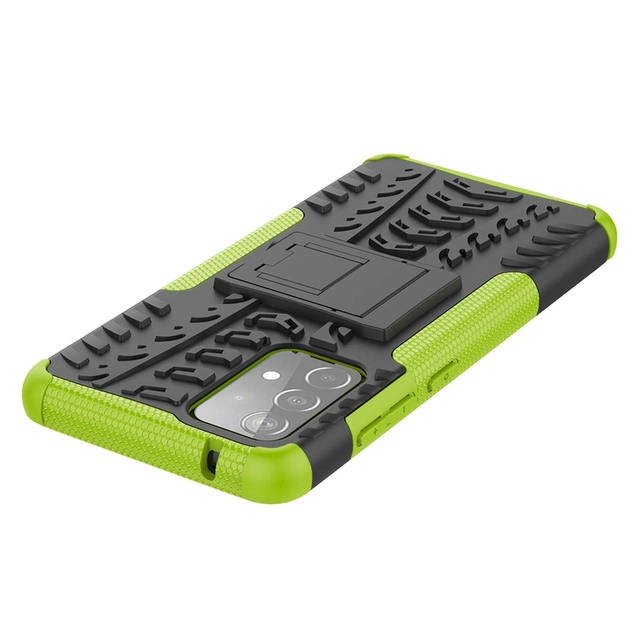 Husa compatibila cu Samsung Galaxy A52s 5G, carcasă hibridă rezistentă la șocuri cu strat dublu și suport [3]