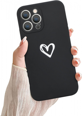 huse protectie - Husa compatibila cu iPhone 13 Pro Max, anti-soc, subtire, elastica, Negru