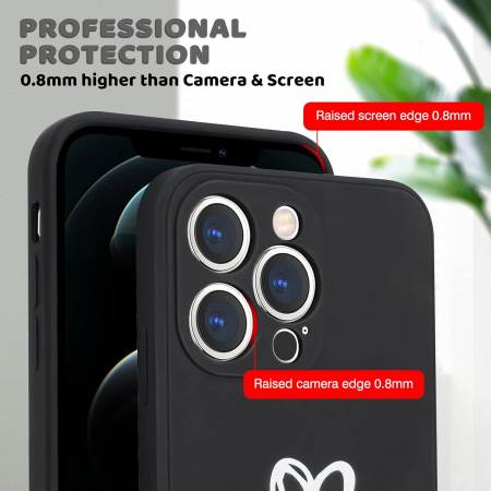 Husa compatibila cu iPhone 13 Pro Max, anti-soc, subtire, elastica, Negru [2]