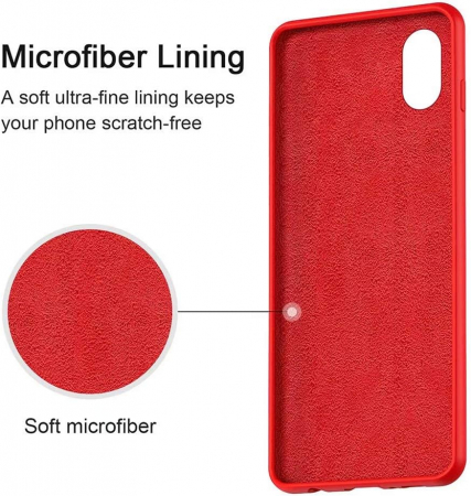 Husa compatibila cu Iphone XR, anti-soc, subtire, elstica, Rosu [3]