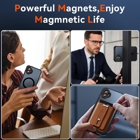 Husa compatibila cu Samsung Galaxy XCover 7 Pro, rezistentă la șocuri, antizgârieturi, mată, translucidă, neagra [3]