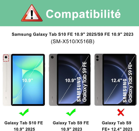 Husă si tastatură cu Iluminare compatibila cu Samsung Tab S9/S10, verde deschis [1]