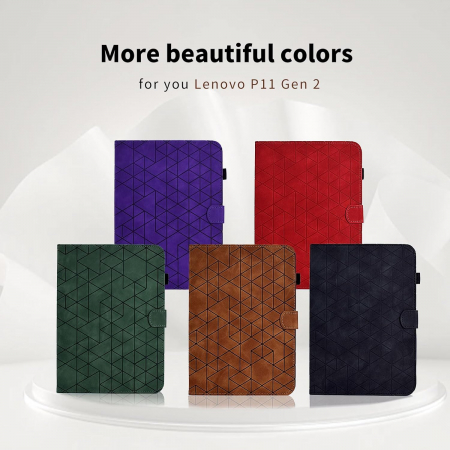Husă din piele pentru Lenovo Tab P11 2nd Gen 11,5 inch TB350FU/TB350XU 2022 -Rosie [6]