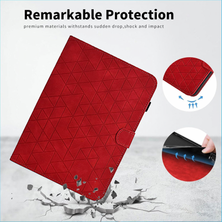 Husă din piele pentru Lenovo Tab P11 2nd Gen 11,5 inch TB350FU/TB350XU 2022 -Rosie [4]