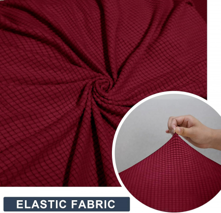 Husa elastica pentru perna fotoliu, 65-95 cm, visinie [3]
