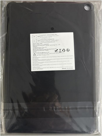 Husă iPad Pro 11 inch M4 2024, cu suport pentru creion, spate plin, cu Auto Wake Sleep-neagra [7]