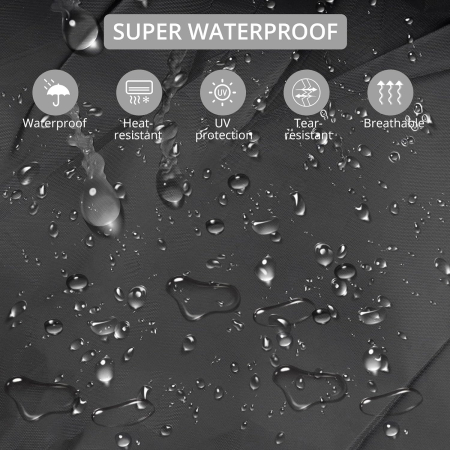 Husa protectie motocicleta, moped, bicicleta din material Oxford 245 x 105 x 125 cm [2]