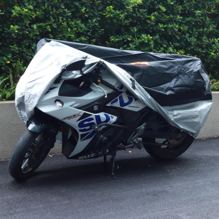 Husa protectie motocicleta, moped, bicicleta din material Oxford 245 x 105 x 125 cm [4]