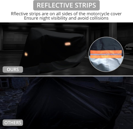 Husa protectie motocicleta, moped, bicicleta din material Oxford 245 x 105 x 125 cm [7]
