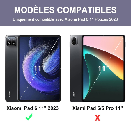 Husă si tastatură compatibil cu Xiaomi Pad 6/6 Pro 11-inch 2023 gri [1]