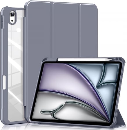 huse tablete - Husa tableta iPad Air 11 inch M2, Air 6 11 inch 2024/a 5-a generație (10,9 inch, 2022/2020) cu Auto Sleep Wake Gri