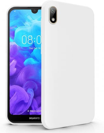 huse protectie - Husa telefon pentru Huawei Y5 2019 TPU Soft Gel, Alba