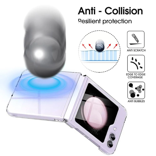 Husa telefon pentru Samsung Galaxy Z Flip 6 5G Soft Gel, transparenta [3]