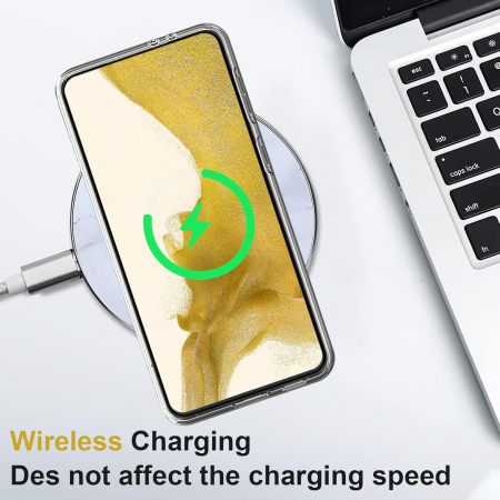 Husa telefon pentru Samsung Galaxy S22 5G, transparenta, silicon TPU moale, rezistent la șoc [6]