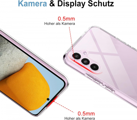 Husa telefon pentru Samsung Galaxy S23 5G, transparenta, silicon TPU moale, rezistent la șoc [4]