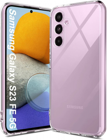 huse protectie - Husa telefon pentru Samsung Galaxy S23 5G, transparenta, silicon TPU moale, rezistent la șoc