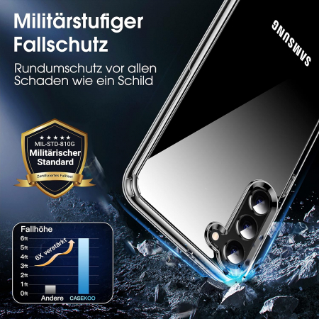 Husa telefon pentru Samsung Galaxy S23 6.1, transparenta, silicon TPU moale, rezistent la șoc [2]