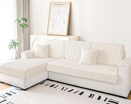 Husa universală anti-alunecare, protector de canapea solid cu textura groasă 110x180 cm [1]