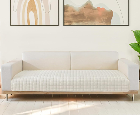 Husa universală anti-alunecare, protector de canapea solid cu textura groasă 110x180 cm [3]