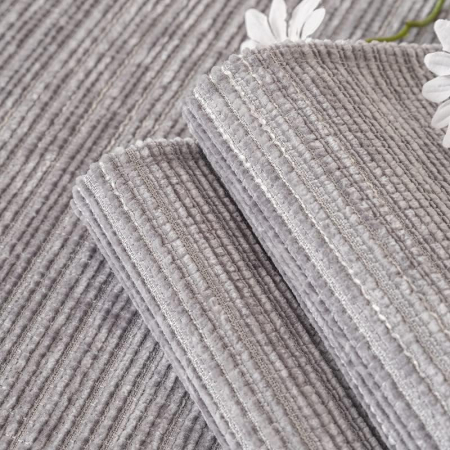 Husa universală anti-alunecare, protector de canapea solid cu textura groasă 70x90 cm, gri deschis [7]