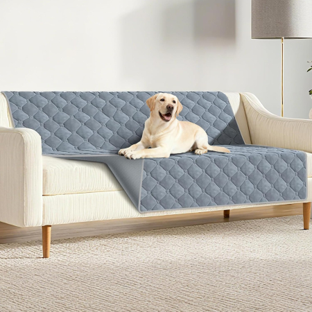 ACCESORII CASA - Husa universala gri impermeabila, lavabilă pentru canapea, pat & mașină, 137x208 cm