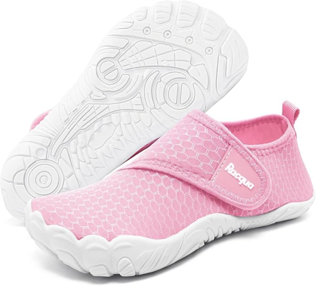 Papuci si slapi copii - Incaltaminte de apa roz pentru fete, talpa antialunecare, marimea 32