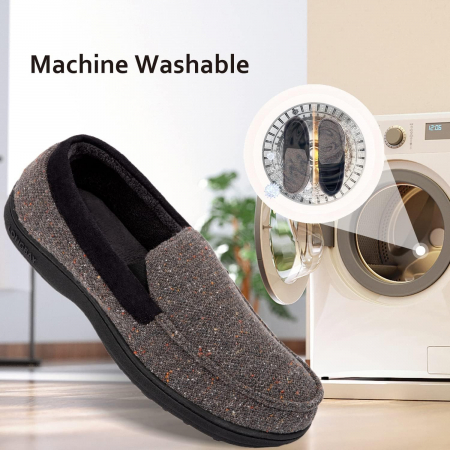 Incaltaminte lejera pentru barbati pentru casa, curte, gri, marimea 45 [4]