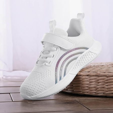Incaltaminte sport copii, adidasi respirabili, antiderapanti, alba 37 [1]