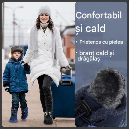 Incaltaminte sport copii, ghete joase imblanite, antiderapante 28 EU [3]