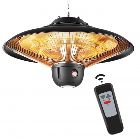 INCALZIRE - INCALZITOR ELECTRIC DE EXTERIOR, SUSPENDAT CU TELECOMANDA 2000W