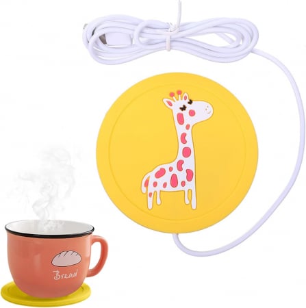 Incalzitoare si termosuri bebe - Incalzitor electric pentru cani cu alimentare USB, model girafa