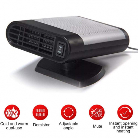Incalzitor suplimentar de masina 12V 150W cu alimentare la priza brichetei [4]