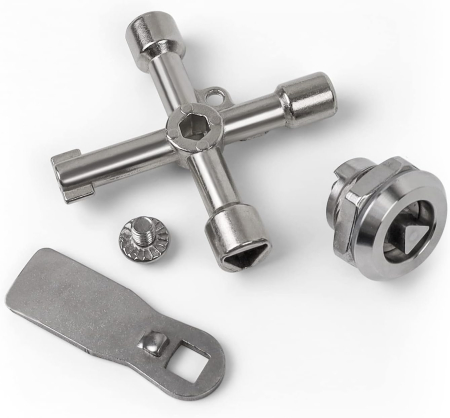 Incuietoare metalica pentru cutie postala, tablou electric, dulao metalic [3]