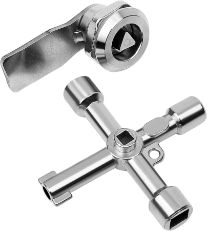 Broaste si yale - Incuietoare metalica pentru cutie postala, tablou electric, dulao metalic