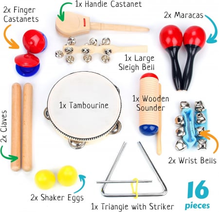 Instrumente muzicale interactive pentru copii, 16 bucati [4]