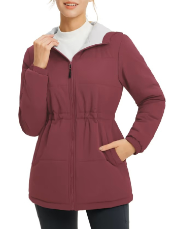 Geci si Veste dama - Jacheta matlasata visinie usoara pentru femei, respirabila, 2XL