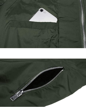 Jachetă verde casual de vara pentru bărbați, Slim Windproof  3XL [6]