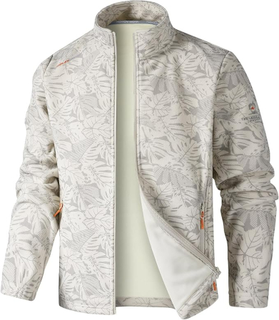 hanorace barbati - Jachetă polar unisex ușoară mânecă lungă stil pilot – Alb 3XL
