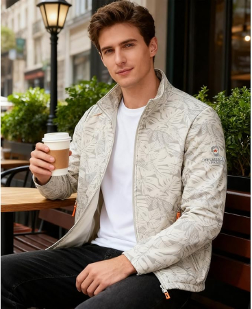 Jachetă polar unisex ușoară mânecă lungă stil pilot – Alb 3XL [4]