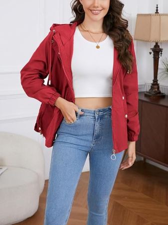 Jacheta usoara de primavara pentru femei, respirabila, Rosie S [3]