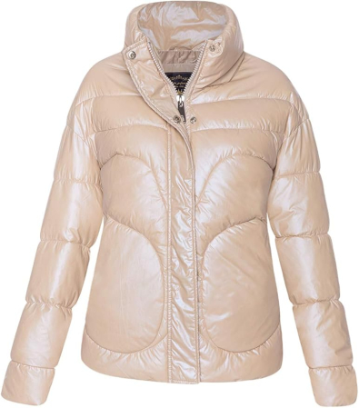 Geci si Veste dama - Jacheta kaki usoara de primavara/toamna pentru femei, respirabila, culoare lucioasa, XS