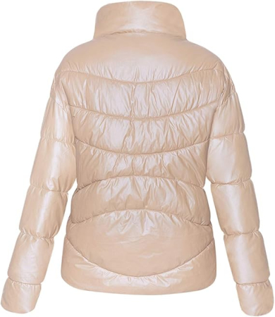 Jacheta kaki usoara de primavara/toamna pentru femei, respirabila, culoare lucioasa, XS [1]