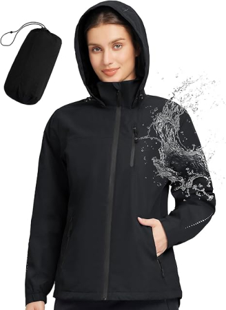 Geci si Veste dama - Jacheta neagra usoara de primavara pentru femei, respirabila, 2XL