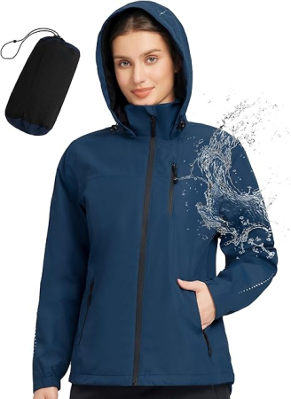 Geci si Veste dama - Jacheta usoara de primavara pentru femei, respirabila, Albastra XL