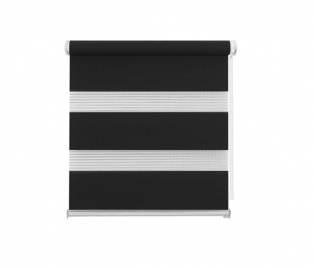 accesorii geamuri - Jaluzea rulou de interior, fara gaurire,  60cm x 150cm (lățimea țesăturii 56 cm) Negru