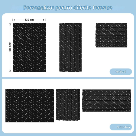 Jaluzele portabile, opace, reflectorizante pentru geamuri, fara gaurire 130x200cm [1]