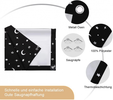 Jaluzele portabile, opace, reflectorizante pentru geamuri, fara gaurire 96x93 cm [2]
